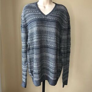 Hudson North Men’s V-Neck Sweater Size XL
